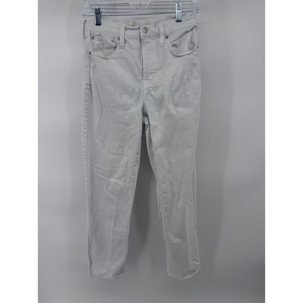Madewell The Perfect Vintage Jean Sz 26 Off White High Rise Denim